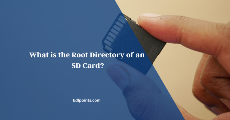 What is the Root Directory of an SD Card?